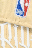 NEW ERA "STRENGTH IN NUMBERS” GOLDEN STATE WARRIORS  FITTED HAT (VEGAS GOLD/ROYAL)