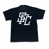 SFC "MONOGRAM" GARMENT DYED HEAVYWEIGHT TEE (ASPHALT BLACK)