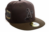 NEW ERA "KANE" OAKLAND A'S FITTED HAT (BURNT WOOD/WALNUT)