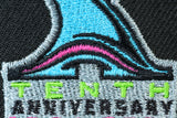 NEW ERA "STREETX” SAN JOSE SHARKS FITTED HAT (BLACK/SPARKLING GRAPE/DARK GREEN)