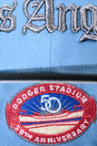 NEW ERA "SANTANA” LOS ANGELES DODGERS FITTED HAT (FADED BLUE/BLACK/CHROME)