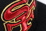 NEW ERA "FAREWELL 2 THE STICK" SAN FRANCISCO 49ERS FITTED HAT (BLACK/RED)
