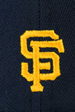 NEW ERA "GHOST 2.0” SAN FRANCISCO GIANTS  FITTED HAT (NAVY/BLACK/ORANGE)