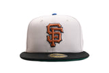 NEW ERA "DIRTY" SAN FRANCISCO GIANTS FITTED HAT (STONE/BLACK)