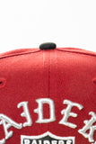 NEW ERA "RED RAIDERS" LAS VEGAS RAIDERS FITTED HAT (H RED/BLACK)