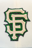 NEW ERA "DOING IT FOR THE BAY” SAN FRANCISCO GIANTS  FITTED HAT (CHROME/SKY BLUE/GREEN)