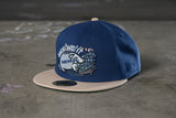 SFC X SICK WID IT RECORDS "FLANNEL" NEW ERA FITTED HAT (OCEANSIDE / CAMEL)