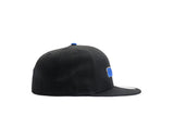 NEW ERA "OLD MONEY 2.0" GOLDEN STATE WARRIORS FITTED HAT (BLACK/ROYAL BLUE)