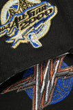 NEW ERA "NO LOGO THUNDER” GOLDEN STATE WARRIORS FITTED HAT (BLACK/LIGHT ROYAL)