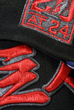 NEW ERA "RAGING DEMON FINALE” SAN FRANCISCO GIANTS  FITTED HAT (BLACK/PURPLE)