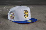 NEW ERA "SF CHAMPIONSHIP EDITION REMODEL" SF GIANTS FITTED HAT (GREY/BLUE)