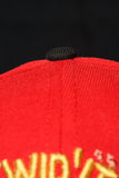 SFC X SICK WID IT RECORDS "40-NINER" NEW ERA FITTED HAT (RED/BLACK)