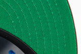 NEW ERA "WHORIDA” OAKLAND A'S FITTED HAT (CARDIANL BLUE/BURNT WOOD/CARDINAL)