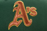 NEW ERA "LE CHEVAL” OAKLAND A'S FITTED HAT (CILANTRO/DARK GREEN/BURNT WOOD)