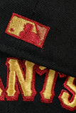 NEW ERA "FINAL ZILLA” SAN FRANCISCO GIANTS  FITTED HAT (BLACK/RIFLE GREEN/RED)