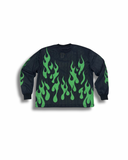 MARKET "TOXIC FLAMES" MESH LONGSLEEVE JERSEY (BLACK)