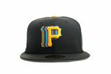NEW ERA "DOCK ELLIS" PITTSBURGH PIRATES FITTED HAT (BLACK/YELLOW)