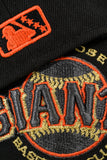 NEW ERA "NIGHT GAME” SAN JOSE GIANTS FITTED HAT (BLACK/ORANGE)