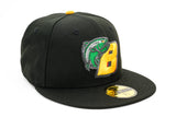SFC X BAD NEWS BASS "PRO SHOP" NEW ERA FITTED HAT (BLACK/A GOLD)