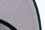 NEW ERA "DELUXE" OAKLAND A'S FITTED HAT (DARK GREEN)