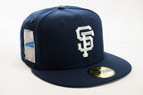 NEW ERA "LIFE IS BEAUTIFUL" SAN FRANCISCO GIANTS FITTED HAT (NAVY/SKY BLUE)