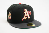 NEW ERA "FRESH KEPT" OAKLAND ATHLETICS (BLACK/DARK GRAPHITE/RED)