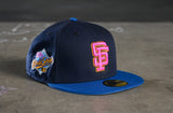 NEW ERA "ACAI BOWL" SF GIANTS FITTED HAT (NAVY/SONGBIRD BLUE)