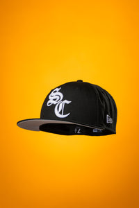 SFC X NEW ERA  "SC OLD E" FITTED HAT (BLACK/WHITE)