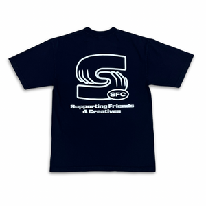 SFC "DAPS" GARMENT DYED HEAVYWEIGHT TEE (NAVY)