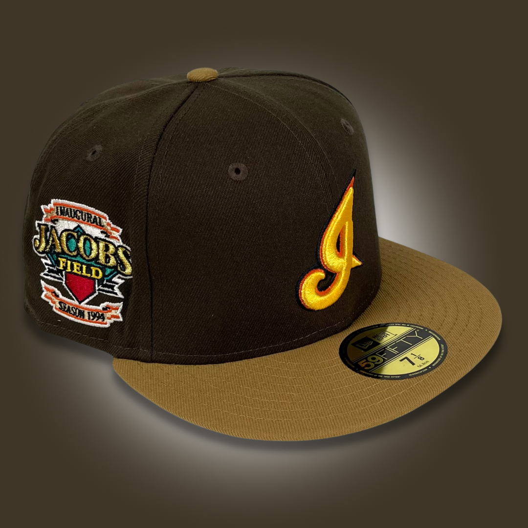 NEW ERA INDIANA CLEVLAND INDIANS FITTED HAT (BROWN/TAN) – So Fresh  Clothing