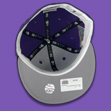 NEW ERA "GALAXY" CLEVLAND GUARDIANS FITTED HAT (PURPLE/BLACK)