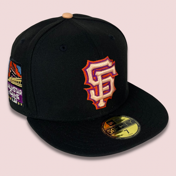 NEW ERA GIANTS PEACH SAN FRANCISCO GIANTS FITTED HAT (BLACK/PEACH) – So  Fresh Clothing