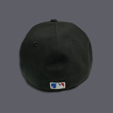 NEW ERA “RETRO SCRIPT PLAIN JANE" OAKLAND A'S FITTED HAT (BLACK/GREEN)