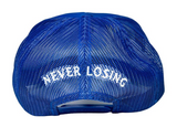 STAY WINNING "LOGO" MESH TRUCKER (BLUE)