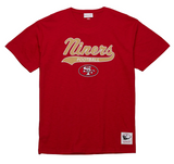 MITCHELL & NESS "LEGENDARY VINTAGE LOGO" SAN FRANCISCO 49ERS TEE (RED)