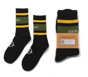 INDIVIDUALIST "LOGO" SOCKS (BLACK)