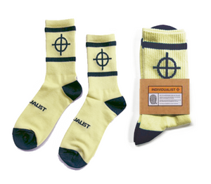 INDIVIDUALIST "REG MARK" SOCKS (CREAM)