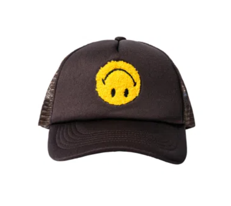 MARKET "UPSIDEDOWN SMILEY" TRUCKER HAT (ACORN) So Fresh Clothing