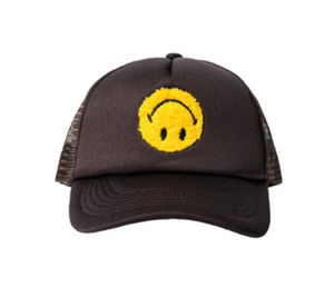 MARKET "UPSIDEDOWN SMILEY" TRUCKER HAT (ACORN)