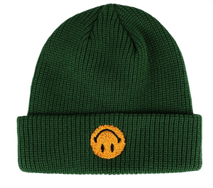 MARKET "UPSIDEDOWN SMILEY" BEANIE (KELP)