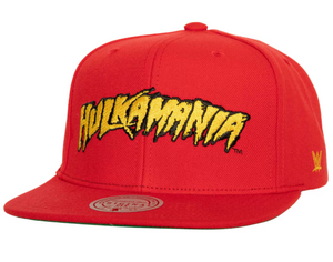 MITCHELL & NESS X WWE "HULKAMANIA" SNAPBACK (RED)