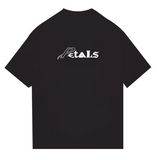 PETALS & PEACOCKS "ACRONYM" TEE (BLACK)