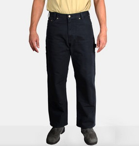 BEN DAVIS "DOUBLE KNEE" CARPENTER WORK PANTS (BLACK)