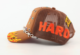 MOUR X TOXICITY "LOVE HARD" MESH TRUCKER (BROWN)