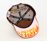 MOUR X TOXICITY "LOVE HARD" MESH TRUCKER (BROWN)