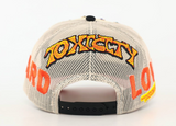 MOUR X TOXICITY "LOVE HARD" MESH TRUCKER (OFF WHITE/BLACK)
