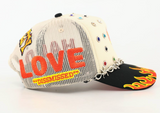 MOUR X TOXICITY "LOVE HARD" MESH TRUCKER (OFF WHITE/BLACK)