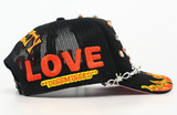 MOUR X TOXICITY "LOVE HARD" MESH TRUCKER (BLACK)