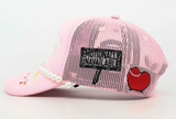 MOUR X TOXICITY "TROUBLE IN PARADISE" MESH TRUCKER (PINK)