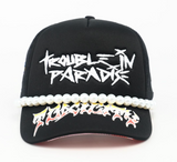 MOUR X TOXICITY "TROUBLE IN PARADISE" MESH TRUCKER (BLACK)
